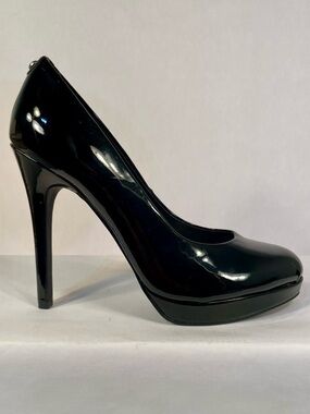 Black Patent Platform Stiletto Pump G by Guess